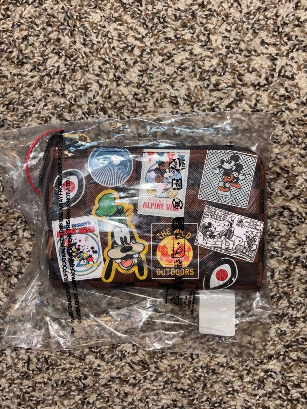 Sprayground Mickey Mouse Mogul Disney Collab Clutch Wallet